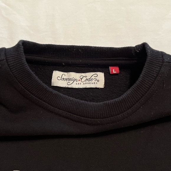 Weekend Black Crewneck Sweatshirt. Size L - Picture 6 of 10